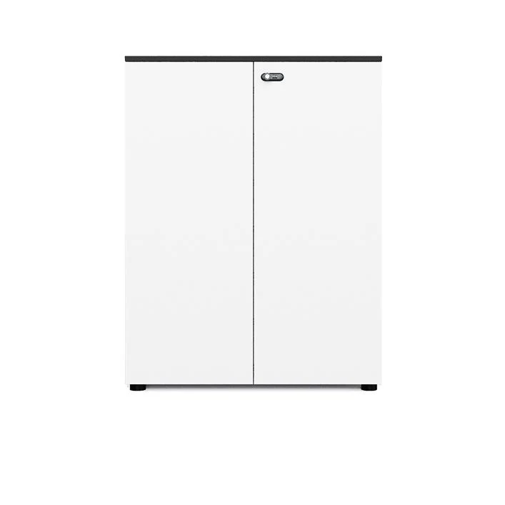 Classeur latéral contemporain en bois d'ingénierie avec serrure et rangement Clearhalo