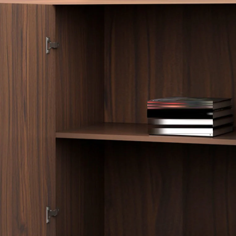 Classeur latéral contemporain en bois d'ingénierie avec rangement Clearhalo
