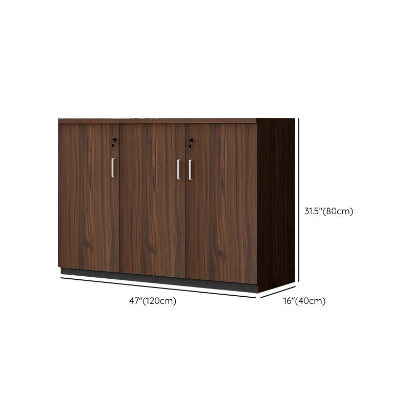 Classeur latéral contemporain en bois d'ingénierie avec rangement Clearhalo