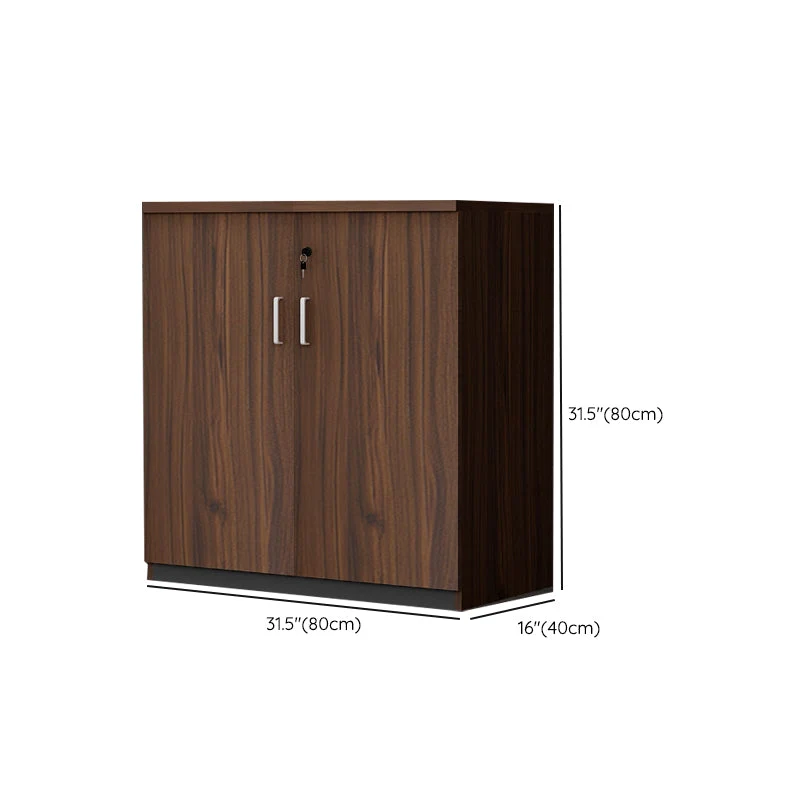 Classeur latéral contemporain en bois d'ingénierie avec rangement Clearhalo