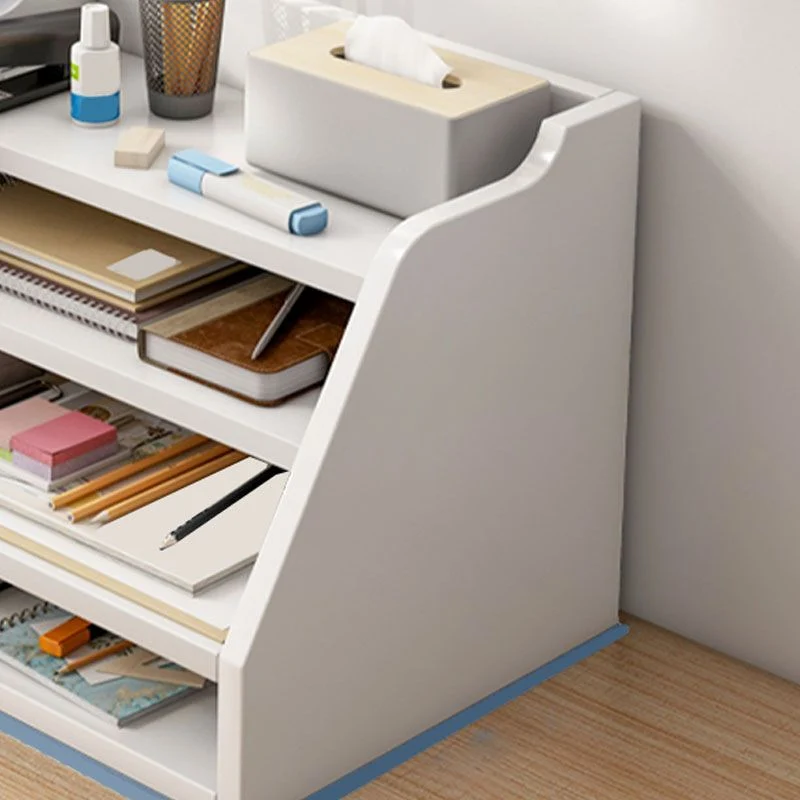 Classeur latéral contemporain à cadre en bois avec rangement Clearhalo