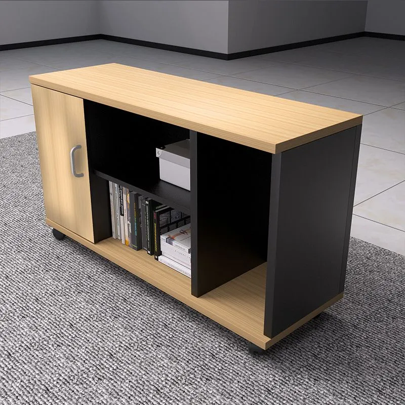 Classeur latéral contemporain Classeur en bois avec rangement Clearhalo
