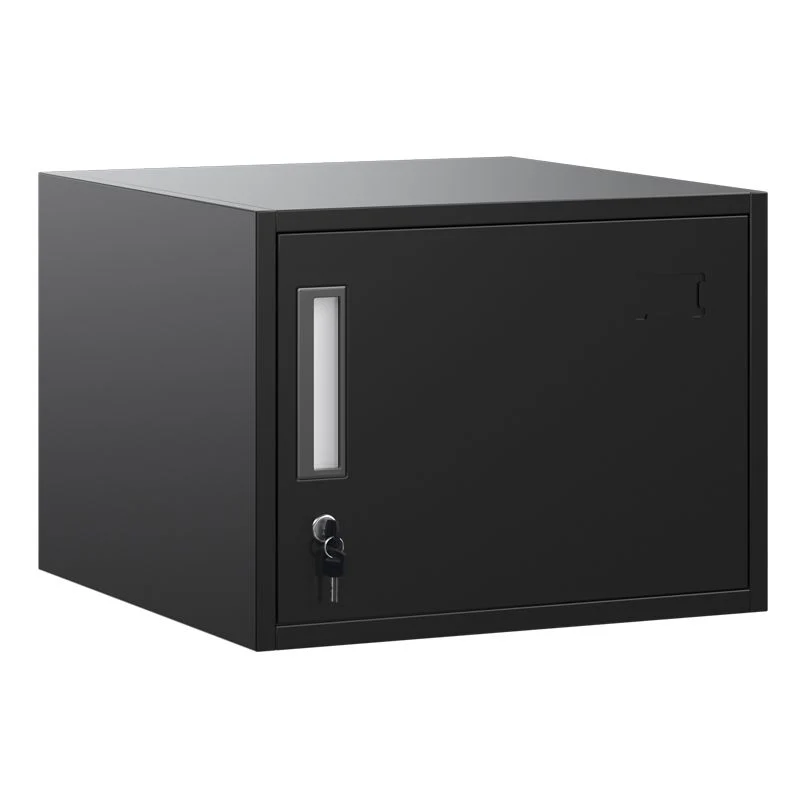 Classeur latéral créatif bloc de couleur classeur à verrouillage en métal Clearhalo