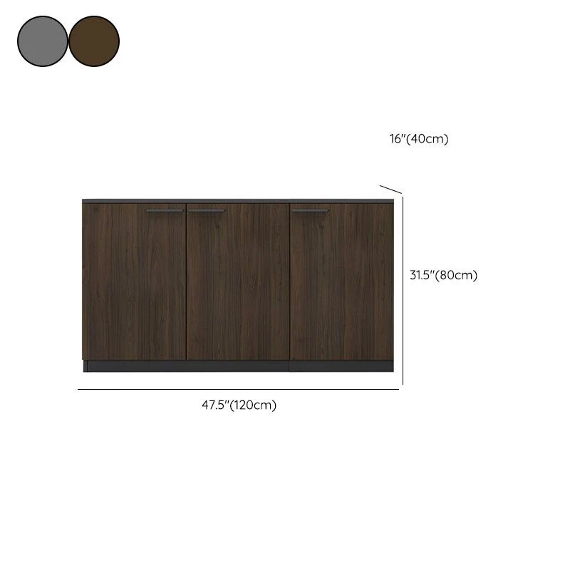 Classeur latéral moderne médiéval à cadre en bois Clearhalo
