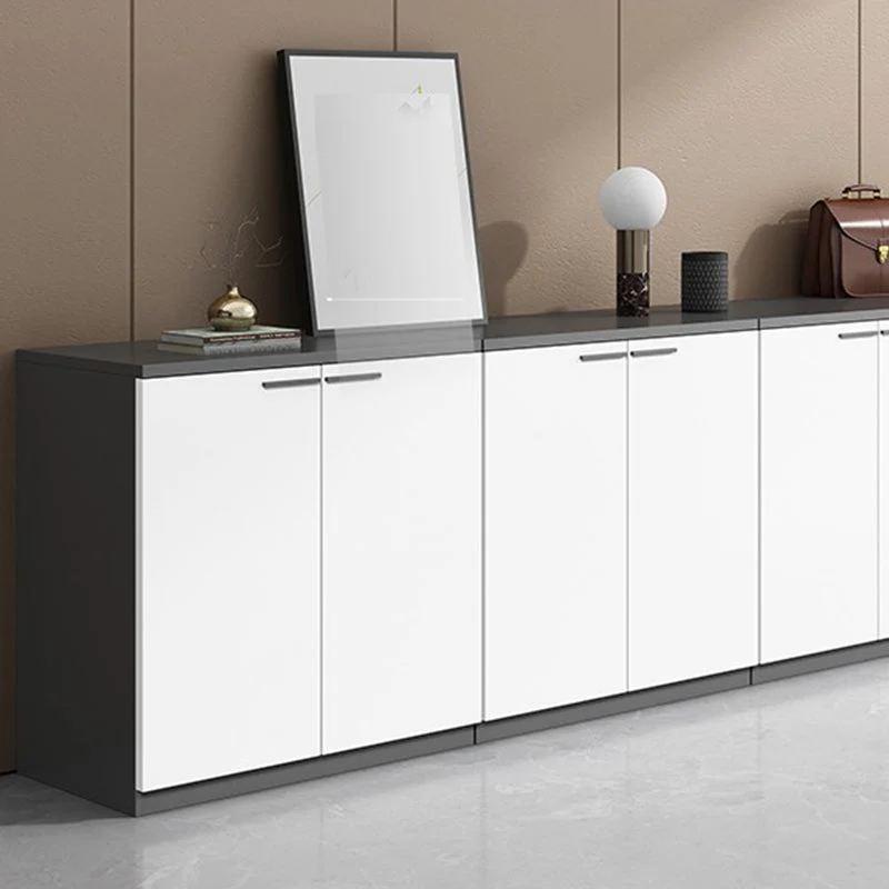 Classeur latéral moderne médiéval, classeur à cadre en bois Clearhalo