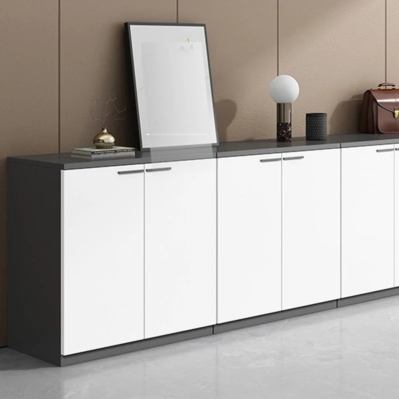 Classeur latéral moderne médiéval, classeur à cadre en bois Clearhalo