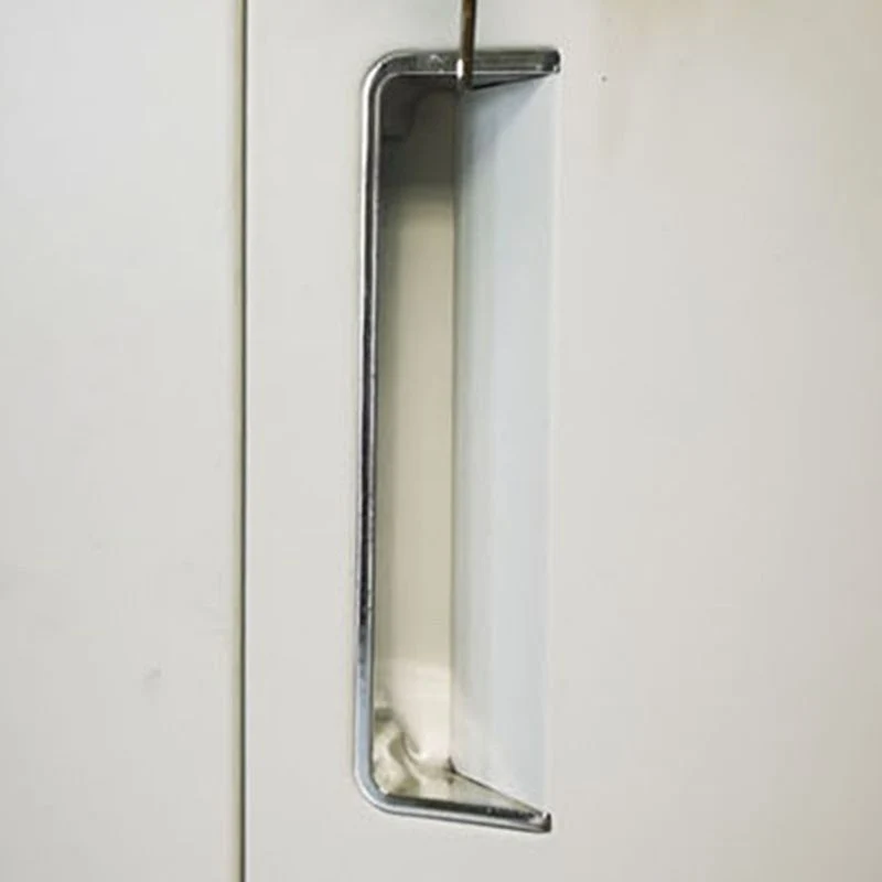 Classeur latéral en métal style contemporain avec rangement verrouillable Clearhalo