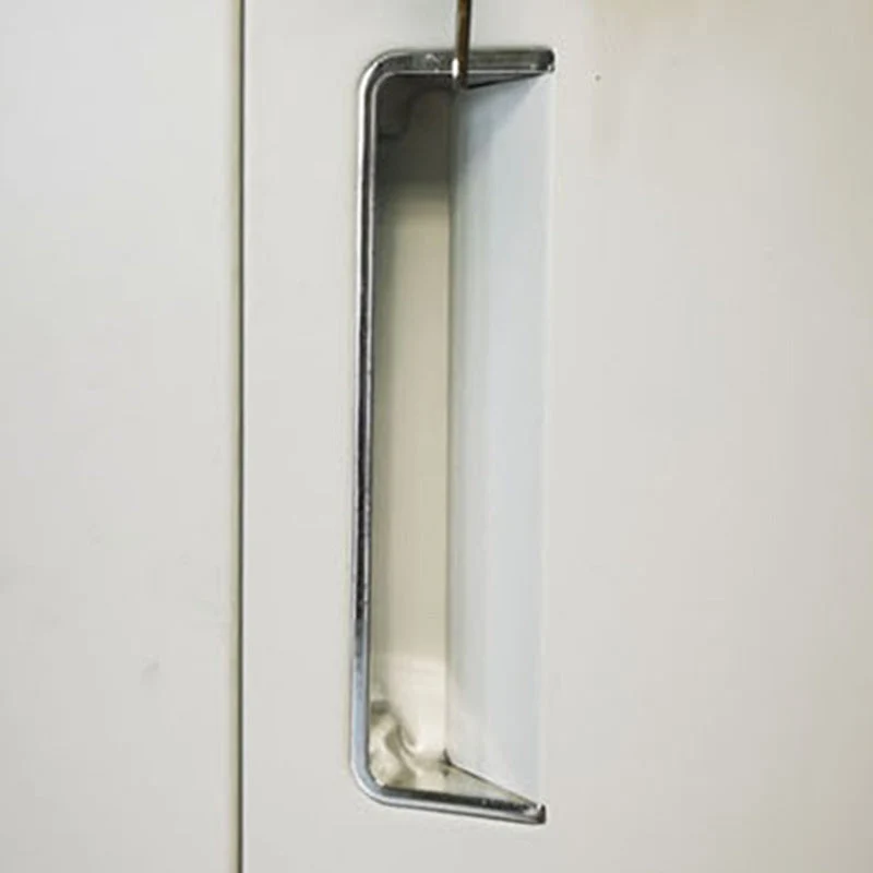Classeur latéral en métal style contemporain avec rangement verrouillable Clearhalo