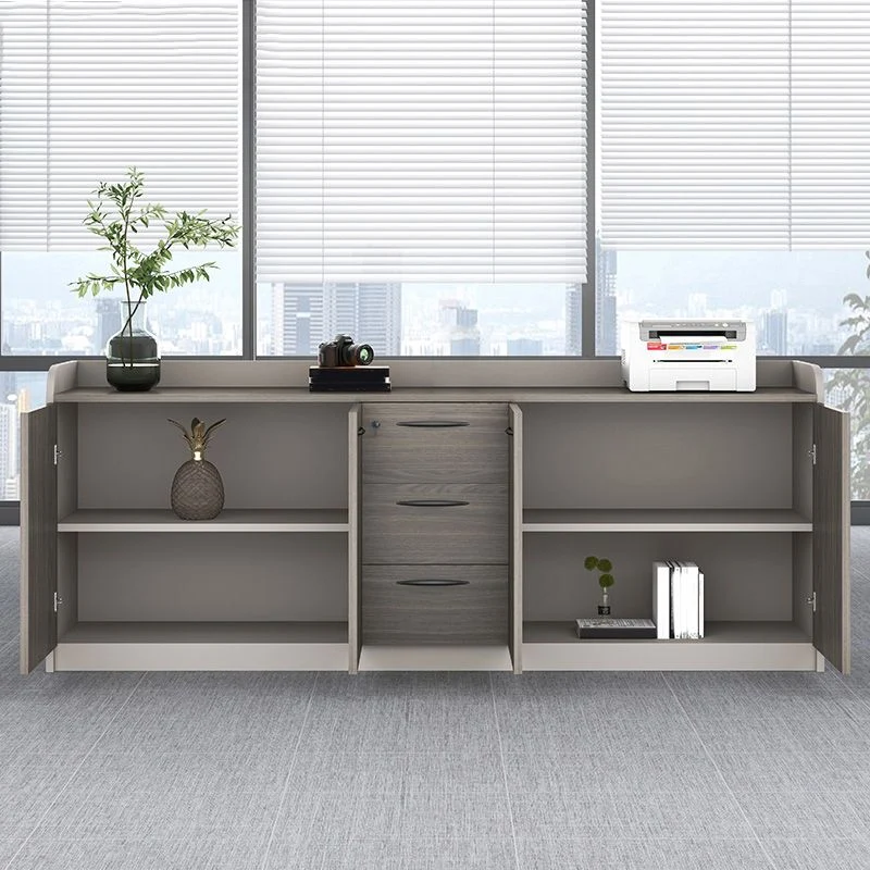 Classeur latéral nordique, classeur de rangement à cadre en bois Clearhalo