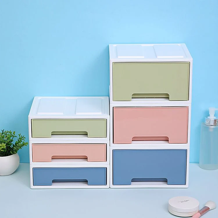 Classeur latéral en plastique côtier avec tiroirs pour la maison et le bureau Clearhalo