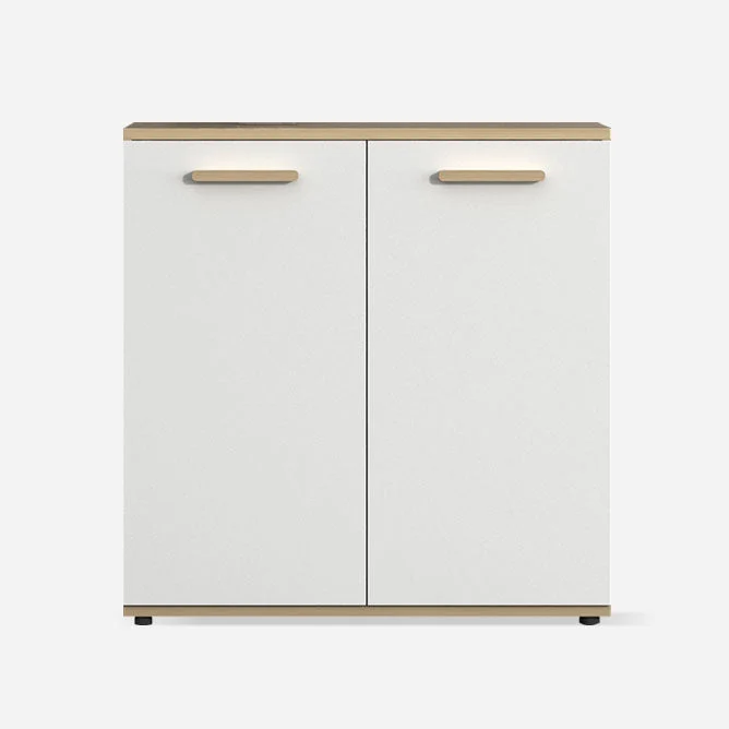 Classeur latéral scandinave en bois pour bureau à domicile Clearhalo