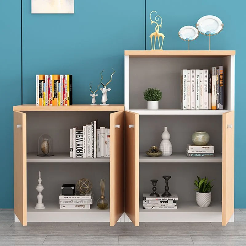 Classeur latéral de style moderne, classeur en bois avec rangement Clearhalo