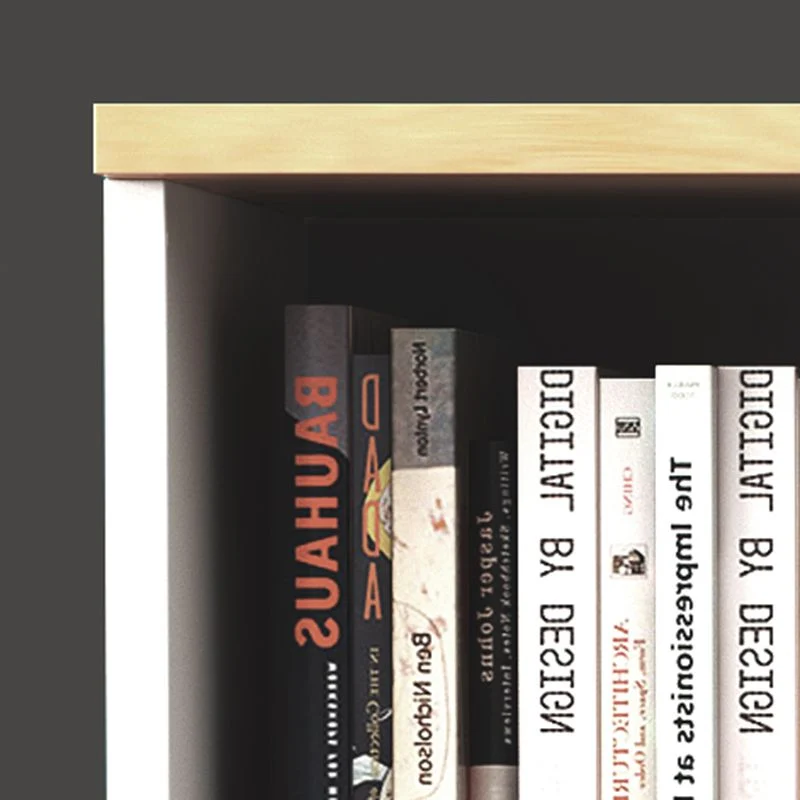 Classeur latéral de style moderne, classeur en bois avec rangement Clearhalo