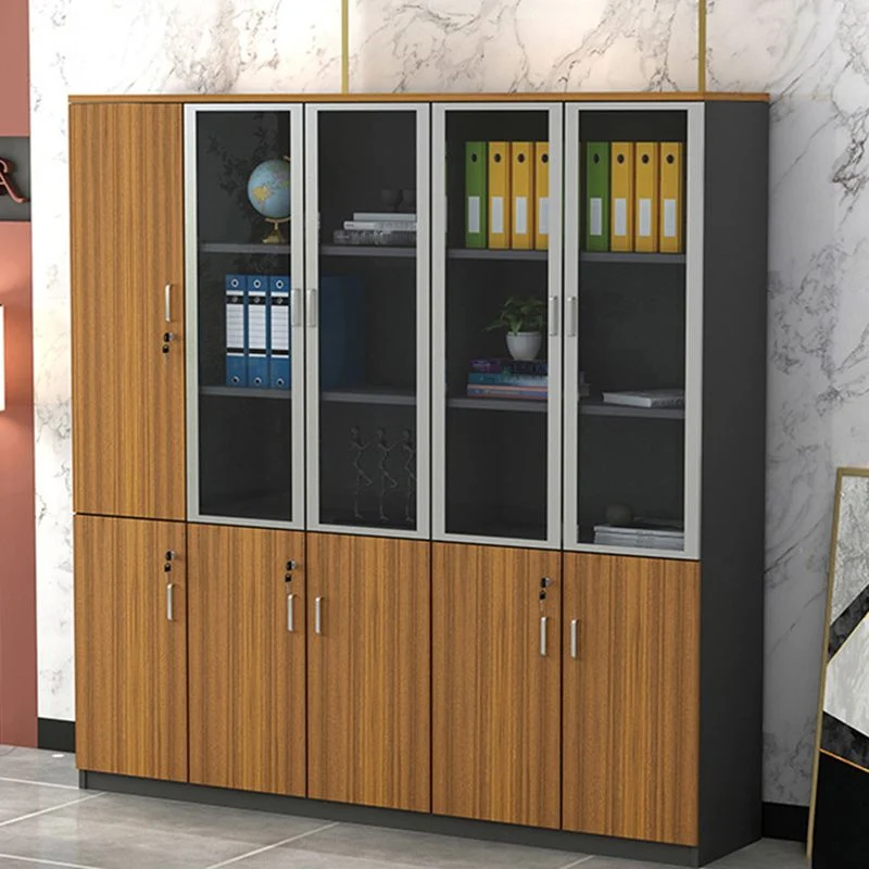 Classeur latéral de style moderne, classeur en bois avec serrure et rangement Clearhalo