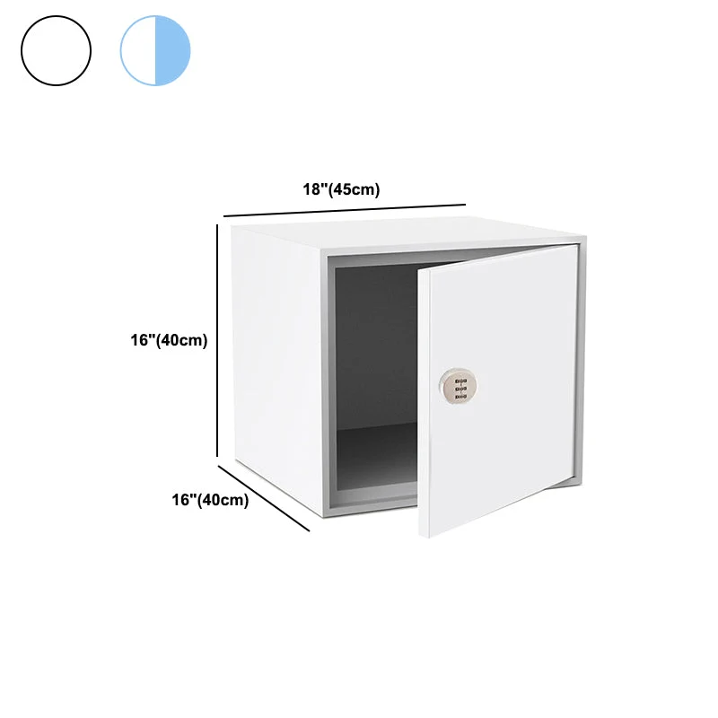 Classeur latéral de style moderne, classeur métallique avec serrure et rangement Clearhalo