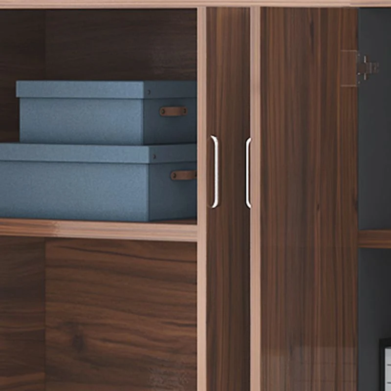 Classeur latéral traditionnel avec serrure à clé, cadre en bois, classeur latéral pour le bureau Clearhalo