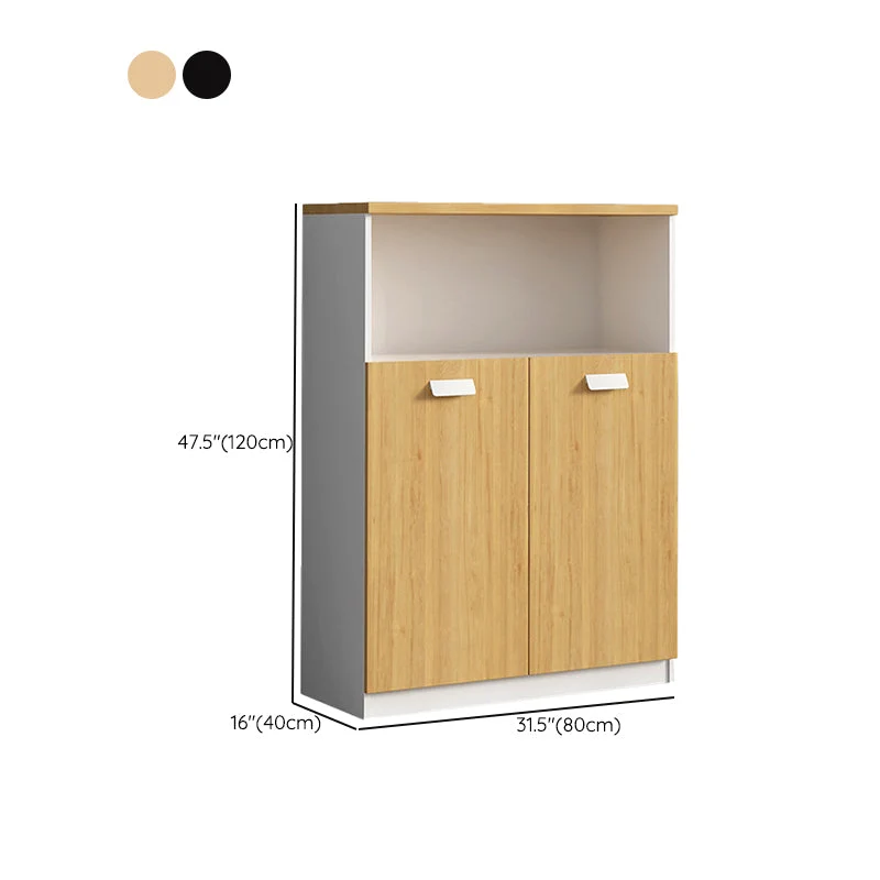 Classeur latéral traditionnel en bois pour bureau à domicile Clearhalo