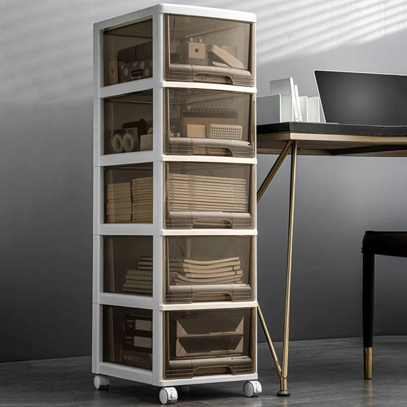 Classeur moderne en acrylique avec tiroirs pour la maison et le bureau Clearhalo