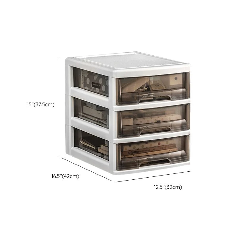 Classeur moderne en acrylique avec tiroirs pour la maison et le bureau Clearhalo