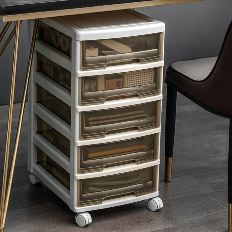 Classeur moderne en acrylique avec tiroirs pour la maison et le bureau Clearhalo