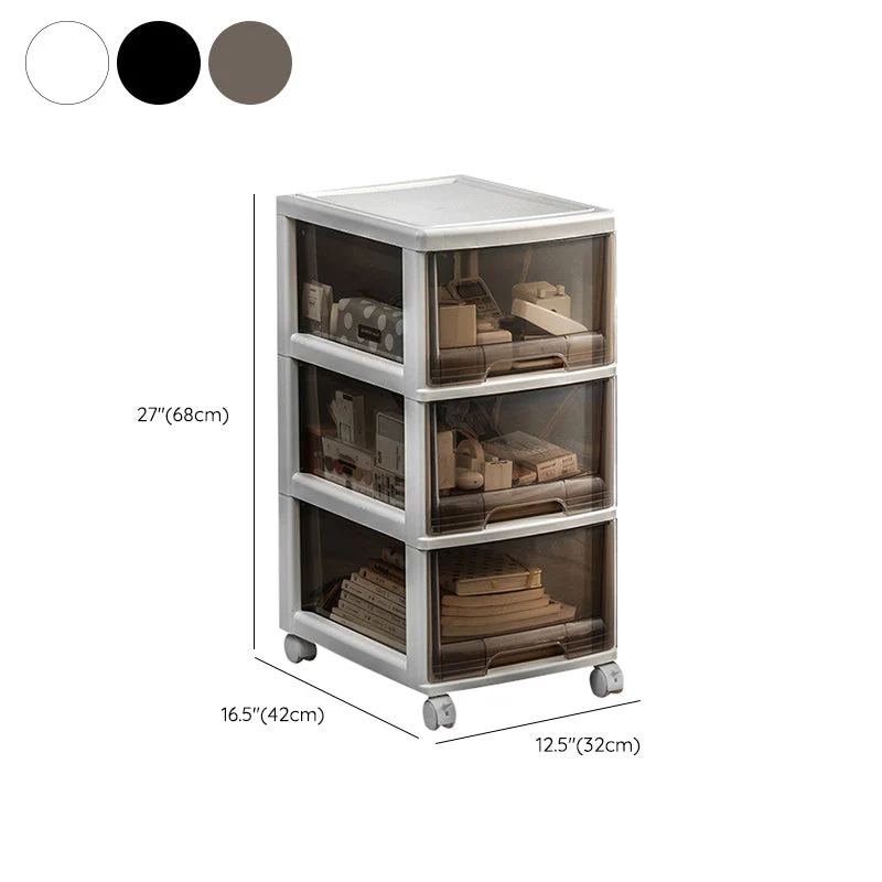 Classeur moderne en acrylique avec tiroirs pour la maison et le bureau Clearhalo