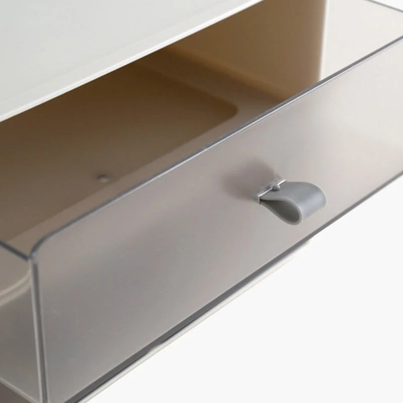 Classeur moderne en acrylique avec tiroirs pour bureau Clearhalo