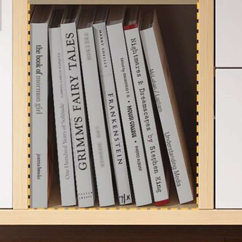 Classeur moderne avec cadre en bois, classeur de stockage avec serrure pour le bureau Clearhalo
