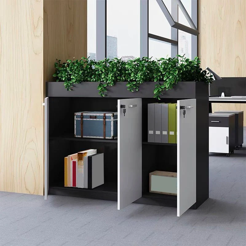 Classeur moderne en bois avec serrure de rangement pour le bureau Clearhalo
