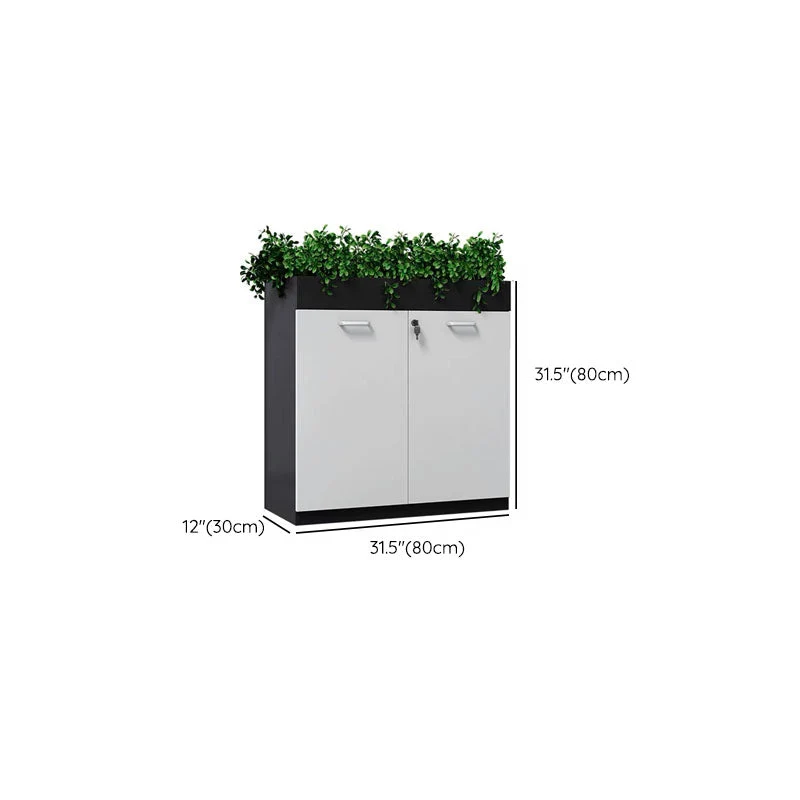 Classeur moderne en bois avec serrure de rangement pour le bureau Clearhalo