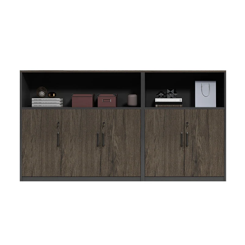 Classeur moderne en bois d'ingénierie avec rangement à serrure pour le bureau à domicile Clearhalo