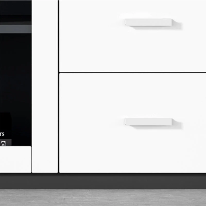 Classeur moderne en bois d'ingénierie blanc pour la maison et le bureau Clearhalo