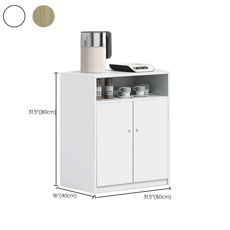 Classeur moderne en bois à panneau contrasté pour le bureau à domicile Clearhalo