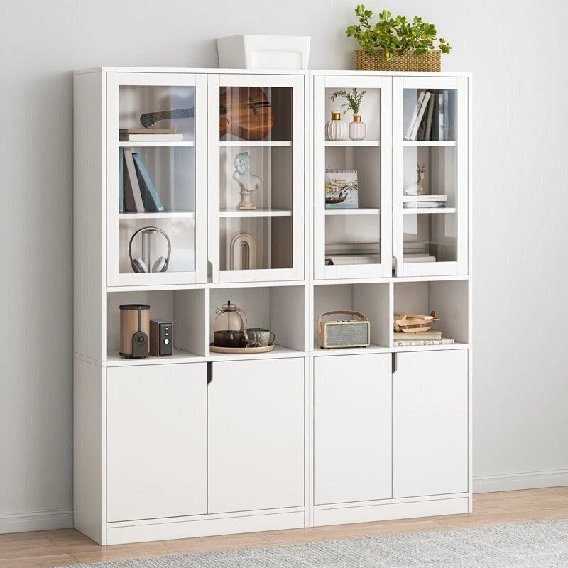 Classeur moderne en bois vertical pour bureau à domicile Clearhalo