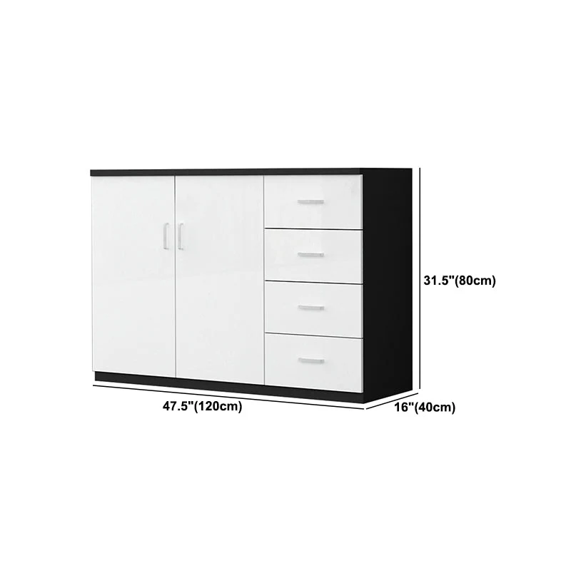 Classeur moderne de détail de tiroirs de classeur pour le bureau à domicile Clearhalo
