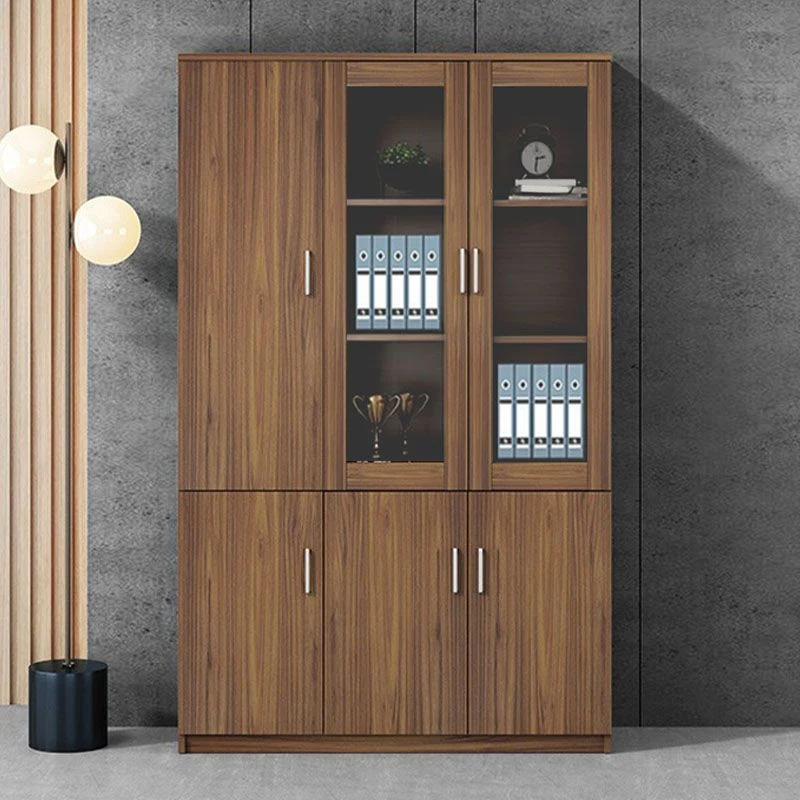 Classeur moderne médiéval avec cadre en bois, classeur vertical de rangement Clearhalo