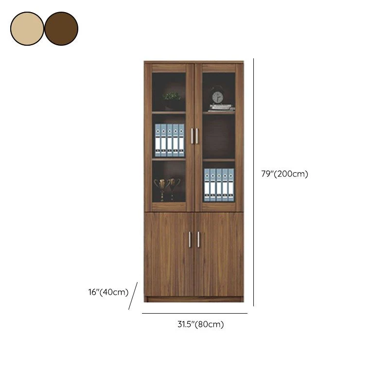 Classeur moderne médiéval avec cadre en bois, classeur vertical de rangement Clearhalo