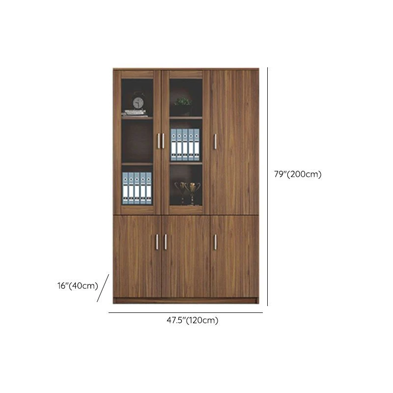 Classeur moderne médiéval avec cadre en bois, classeur vertical de rangement Clearhalo