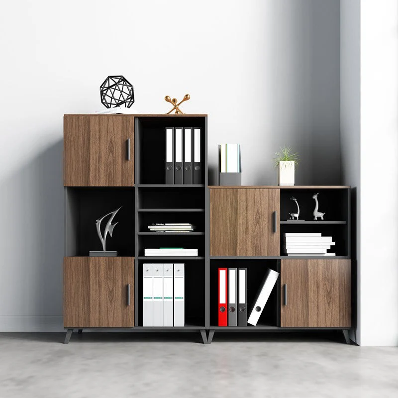 Classeur moderne médiéval avec cadre en bois, classeur latéral de rangement Clearhalo