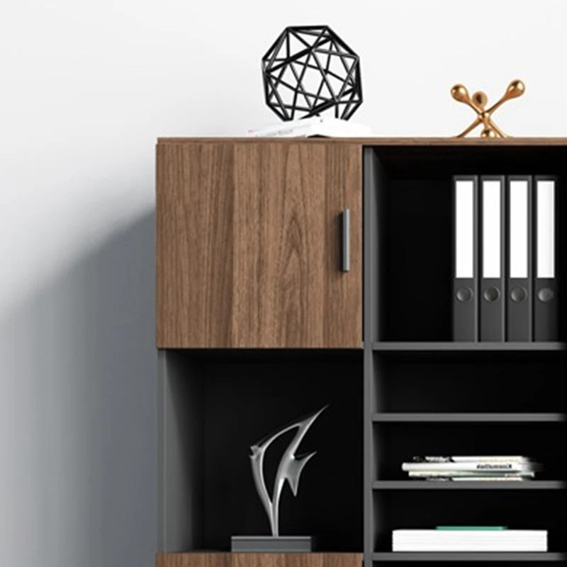Classeur moderne médiéval avec cadre en bois, classeur latéral de rangement Clearhalo