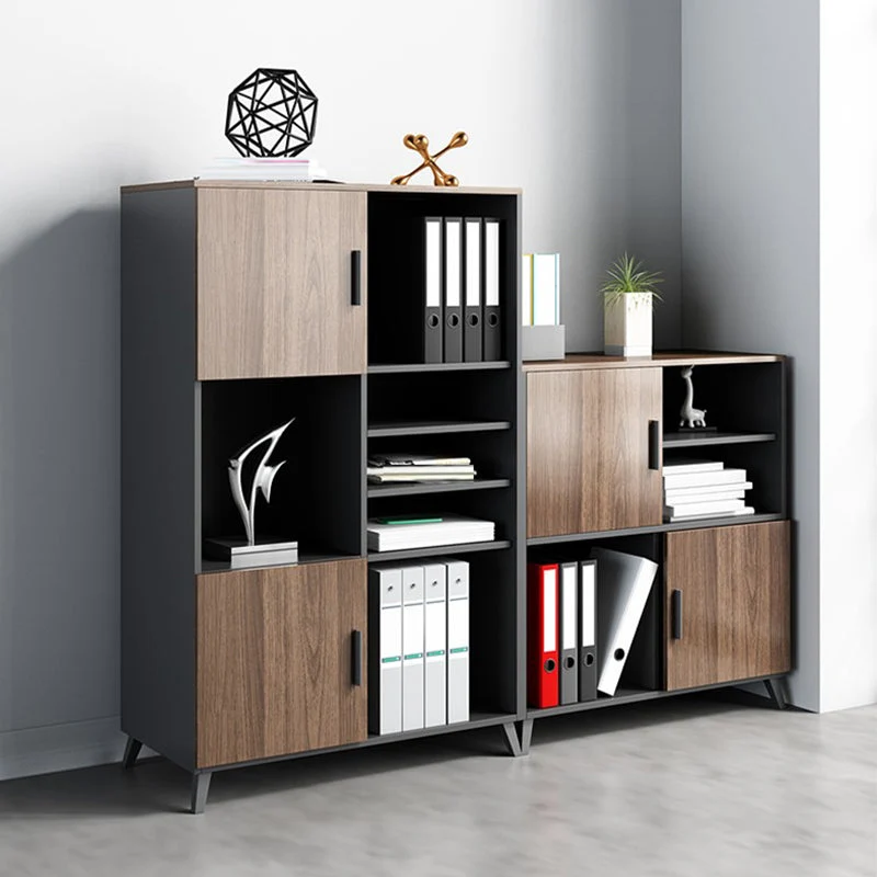 Classeur moderne médiéval avec cadre en bois, classeur latéral de rangement Clearhalo