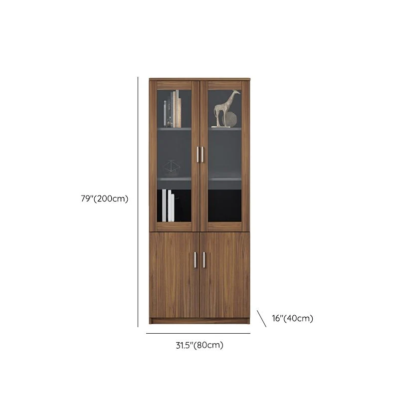 Classeur moderne médiéval à cadre en bois, classeur vertical pour le bureau Clearhalo