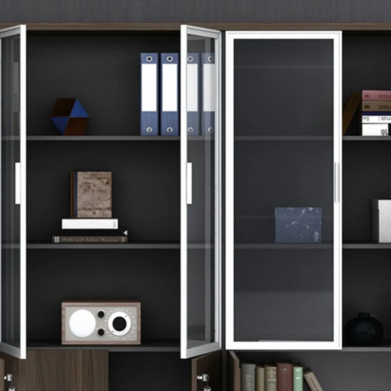 Classeur moderne médiéval à cadre en bois, classeur vertical Clearhalo