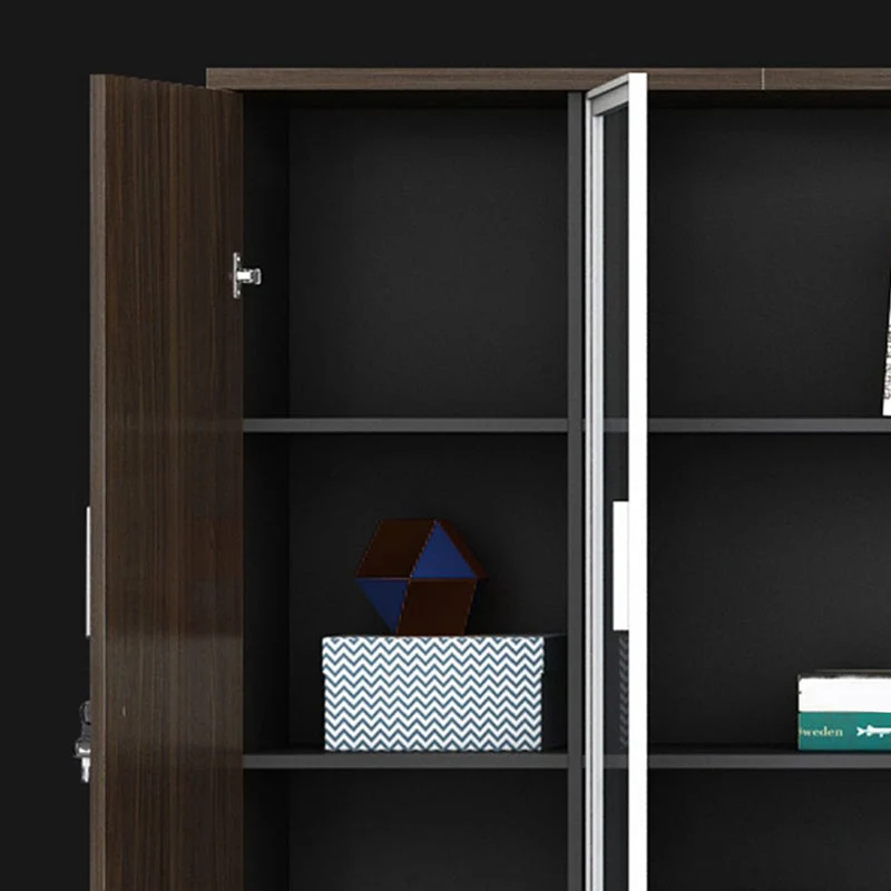 Classeur moderne médiéval à cadre en bois, classeur vertical Clearhalo
