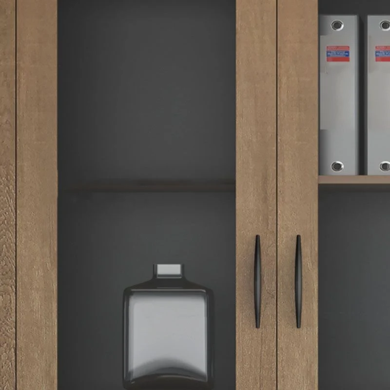 Classeur moderne médiéval à cadre en bois classeur vertical Clearhalo
