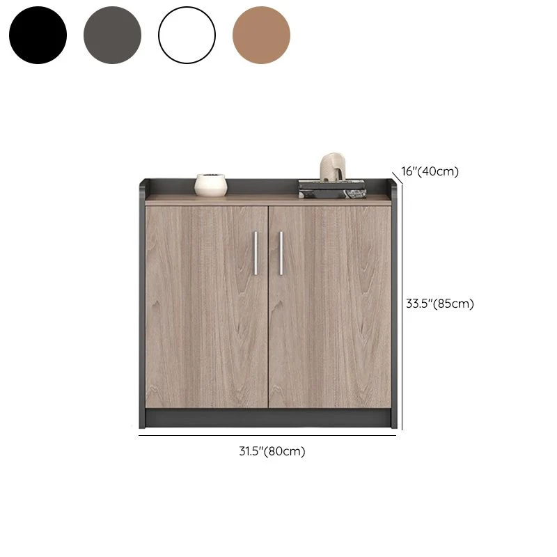 Classeur moderne médiéval classeur de stockage à cadre en bois Clearhalo