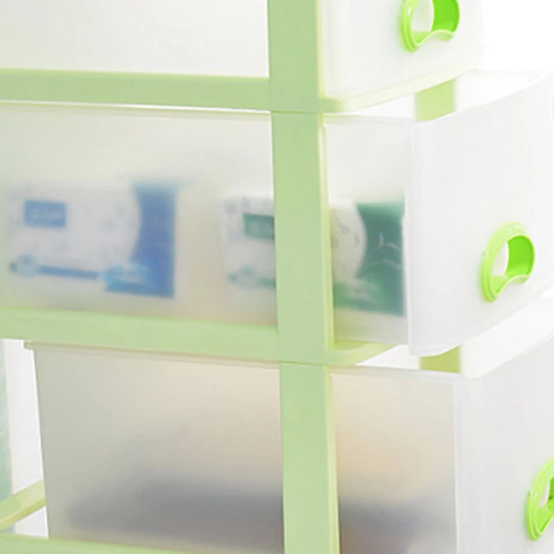 Classeur moderne de tiroirs en plastique d'armoire pour le bureau à domicile Clearhalo