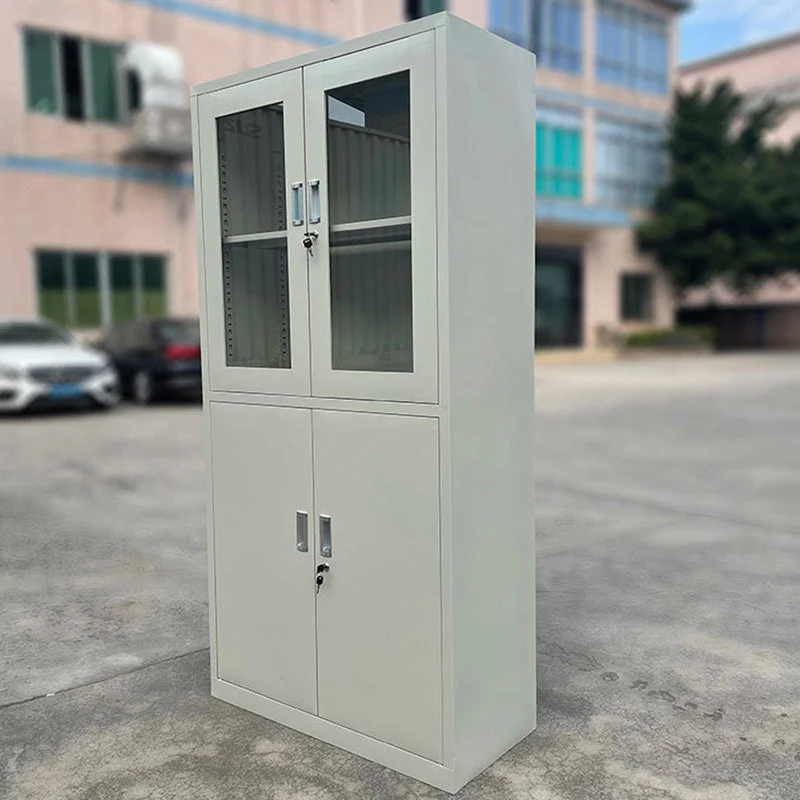 Classeur moderne verrouillable en métal avec étagères de rangement Clearhalo