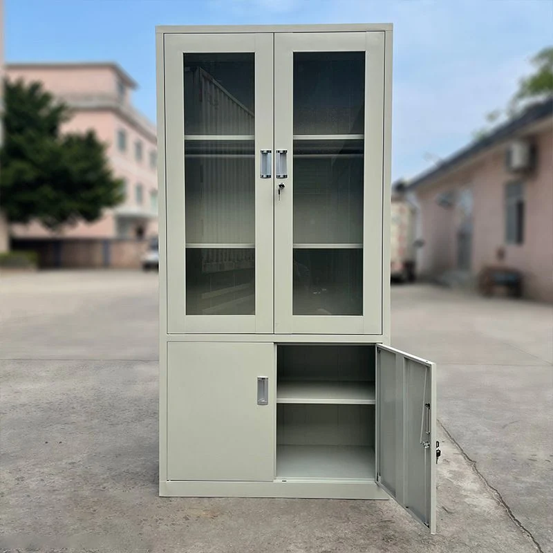 Classeur moderne verrouillable en métal avec étagères de rangement Clearhalo