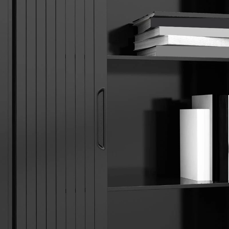Classeur en métal verrouillable classeur moderne latéral avec étagères de rangement Clearhalo