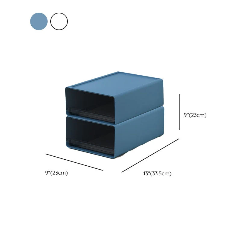 Classeur en plastique moderne de classeur de couleur unie pour le bureau à domicile Clearhalo